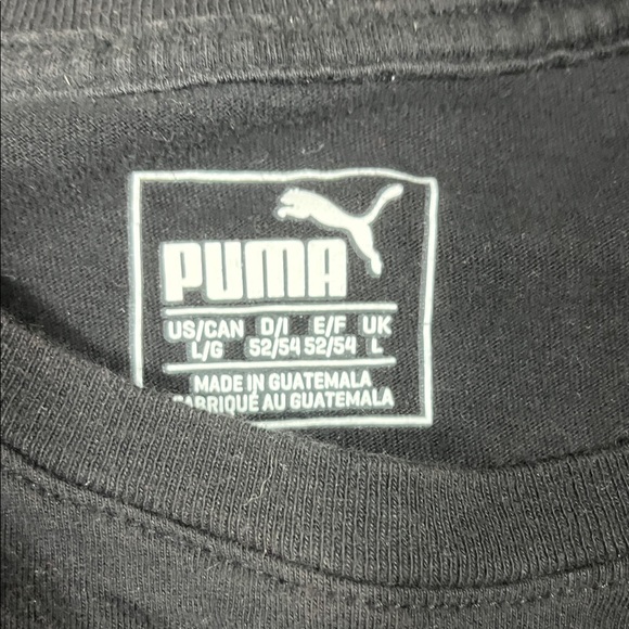 Puma Black Tee with Vibrant Graphic - Picture 3 of 4